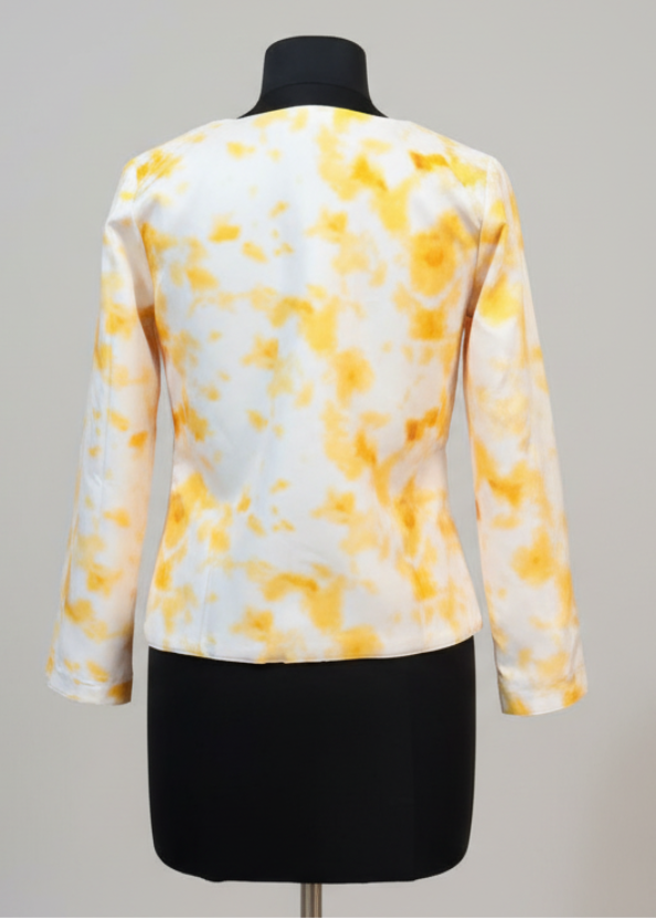 Duo Style Tye And Dye Reversible Women's Jacket