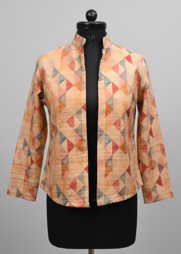 Striking Shapes : Women's Modern Geometric Jacket