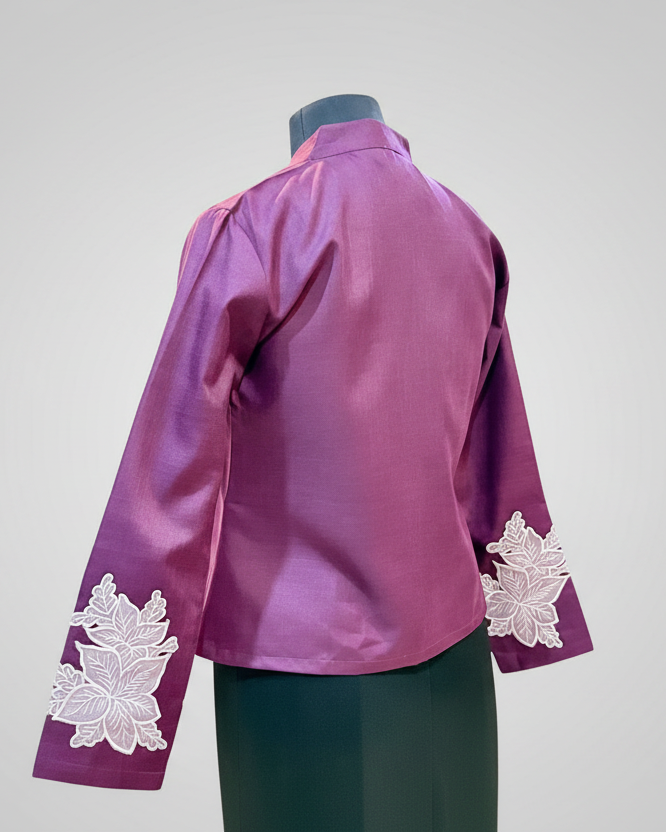 Fusion Purple Patch Jacket For the Bold Woman