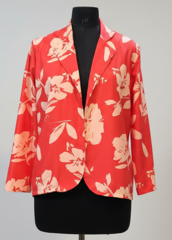 Blossom Into Style With Floral Women's Jacket