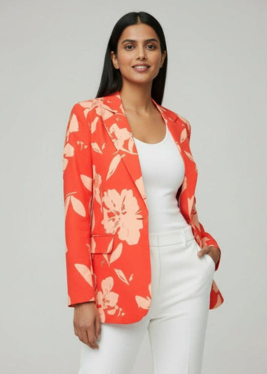 Blossom Into Style With Floral Women's Jacket