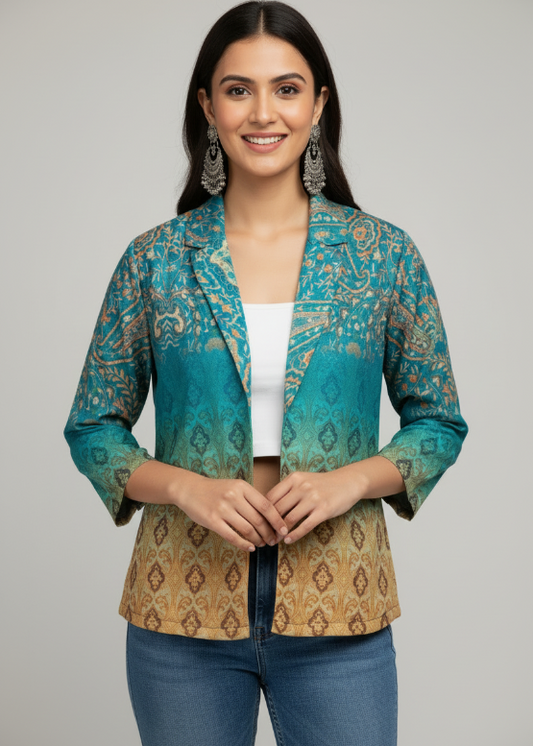 Cultural Charm In Every Stitch: Women's Ethnic Jacket