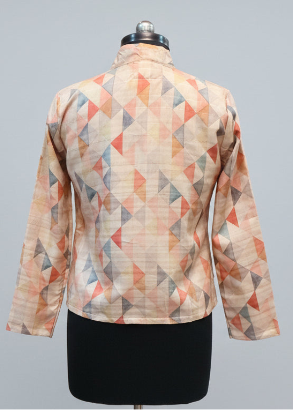Striking Shapes : Women's Modern Geometric Jacket