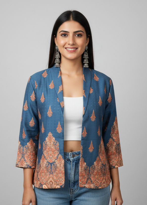 Cultural Charm In Every Stitch: Women's Ethnic Jacket